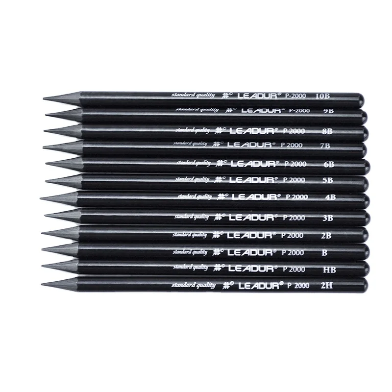 Leadur 4B 6B Woodless graphite  pencil Sketching Pencil Set Graphite Pencils For Drawing