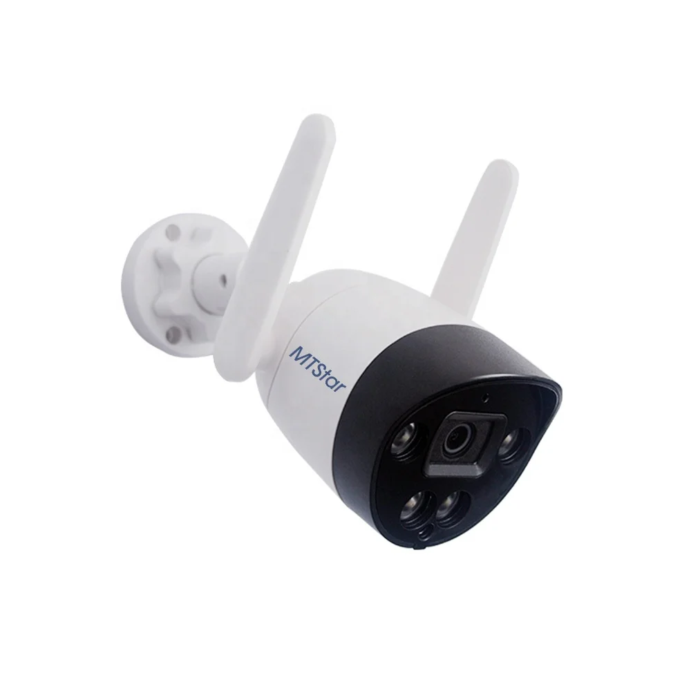 5MP WiFi Outdoor camera iCsee APP Color Night Vision HD CCTV Camera two way audio memory card slot bullet CCTV WiFi Camera 5MP