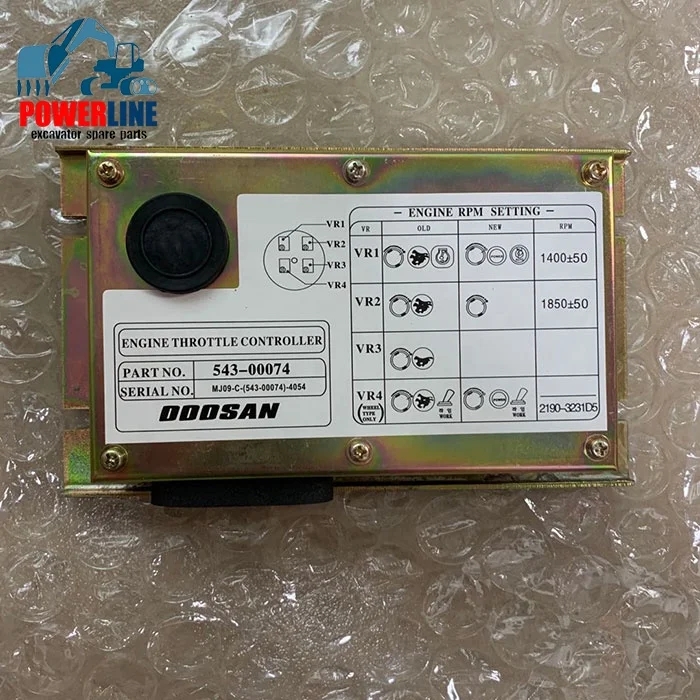 High quality excavator parts S220-V S340-V S470-V  throttle controller 543-00074