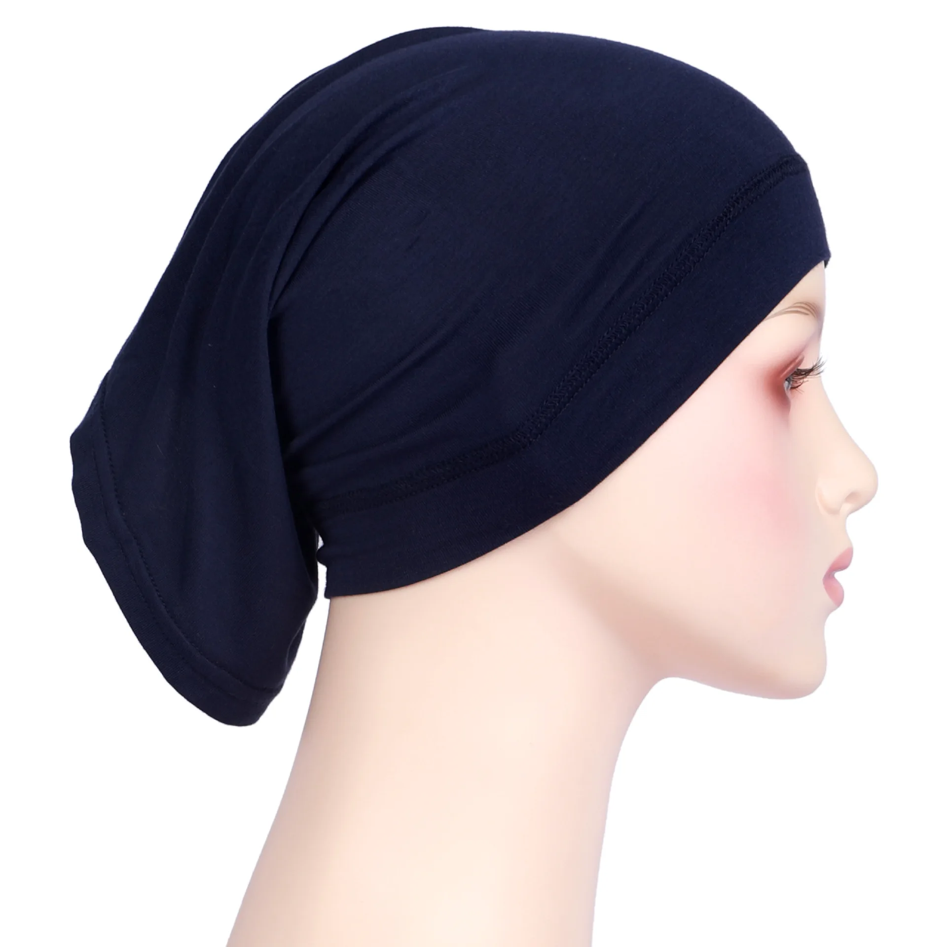 Wholesale Custom Popular Women Designer Tube Jersey Inner Cotton For Muslim Malaysia Hijab Cap