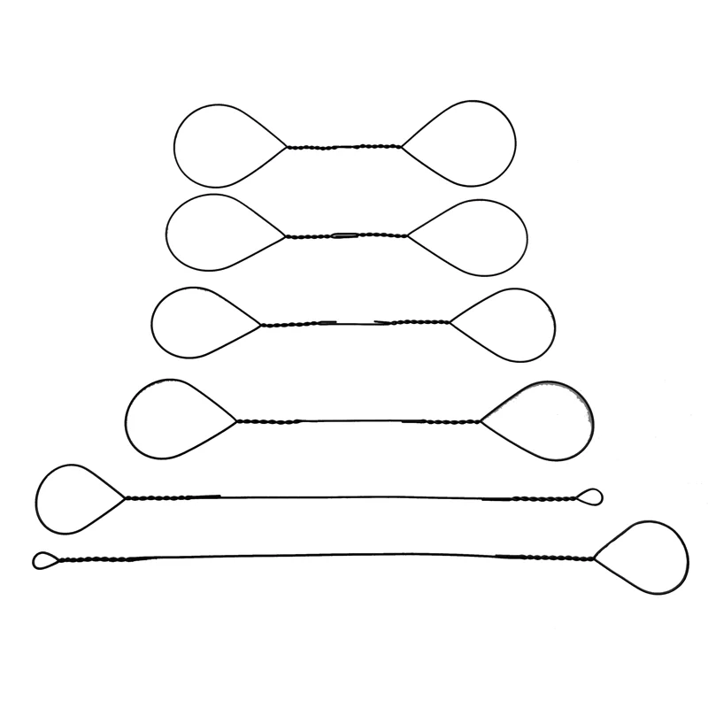 Профессиональный китайский оптовик низкая цена о-образной обвязки пластиковый твист галстук двойной провод