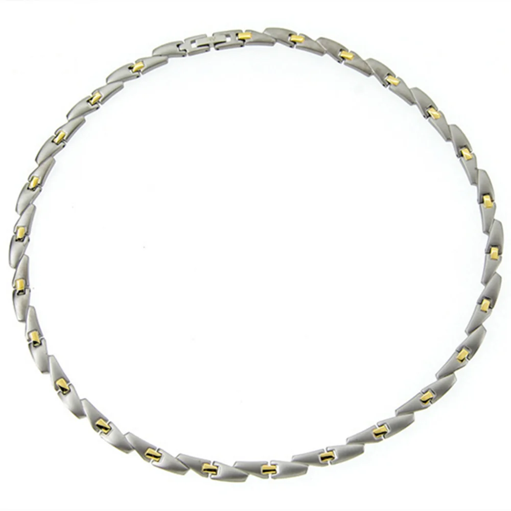 
Distinctive design necklace jewelry pure titanium energy power necklace 