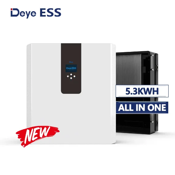 2024 New Deye RW-F5.3-2H3 Wall Mounted 5.3kWh Low Voltage LiFePO4 Battery Home ESS All in One Inverter and Lithium Battery Set
