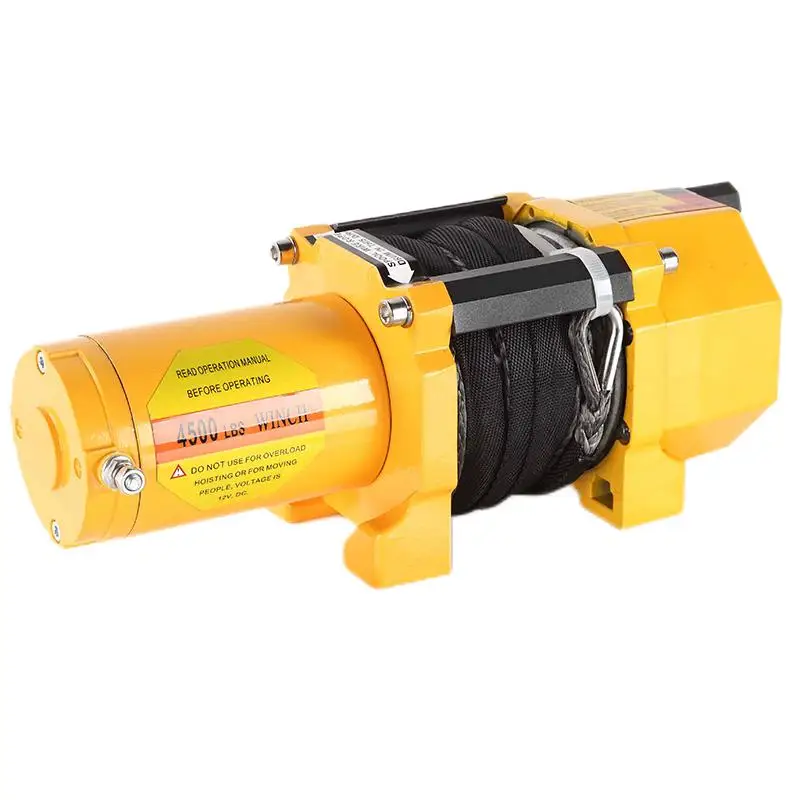 portable 12v/24v small electric winch atv anchor winch
