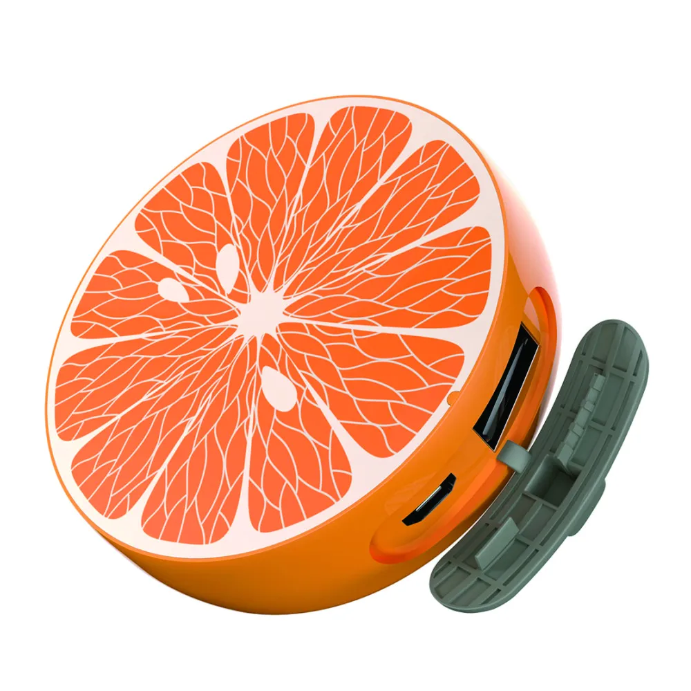 Best gift 3600mAh portable power bank,fashion fruit design mini wallet power bank