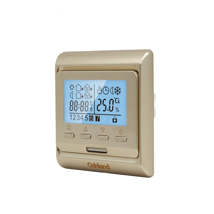 
M6 E51 room thermostat lcd display for floor heating system European Market 
