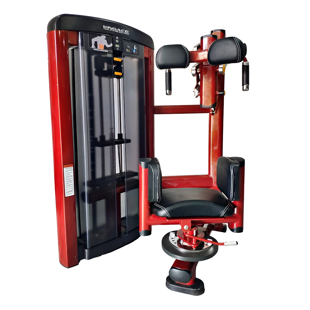 High Quality Strength Gym Equipment Rotary Torso Trainer Pin Load Selection Machines Torso Rotation Training Machine