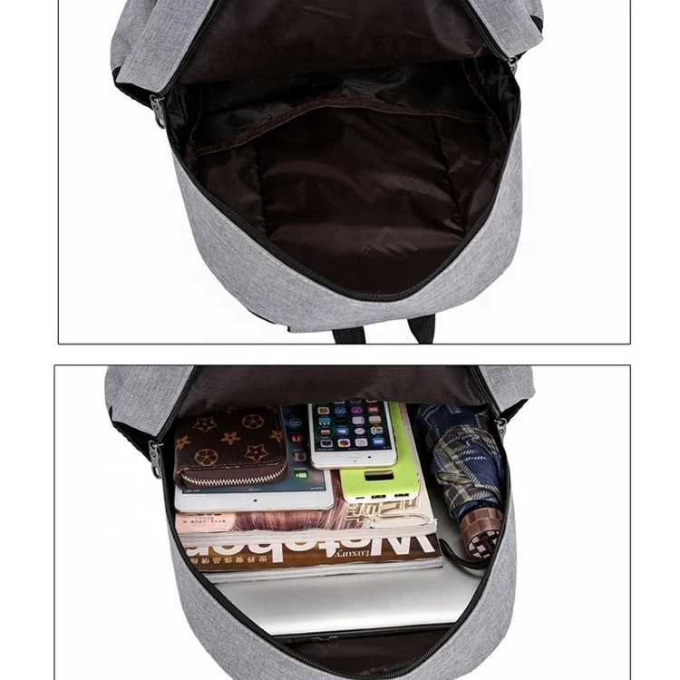 Business Leisure Computer Backpack 3pcs Set Waterproof For Resistant Large Capacity School  for Teenagers Bag