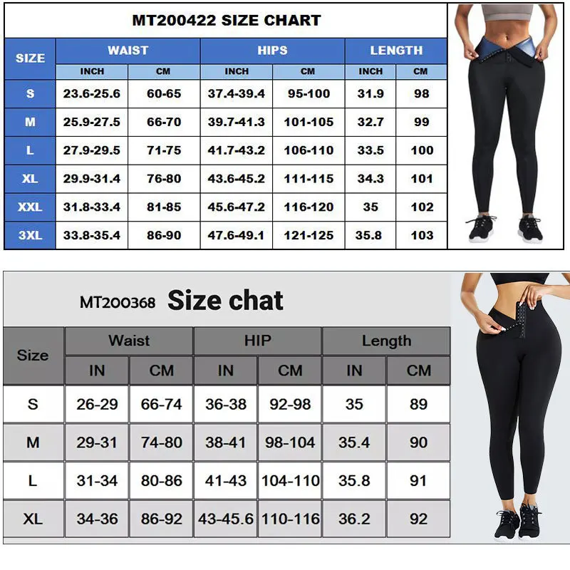Custom Logo Neoprene  Women Fitness Lose Weight Tummy Control Waist Trainer Corset Leggings Sauna Sweat Pants