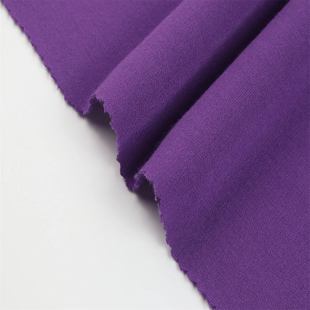 W230 Custom Breathable T-shirt Fabrics Sweater Sport French Terry Fabric 120 Colors 100%polyester Fabric