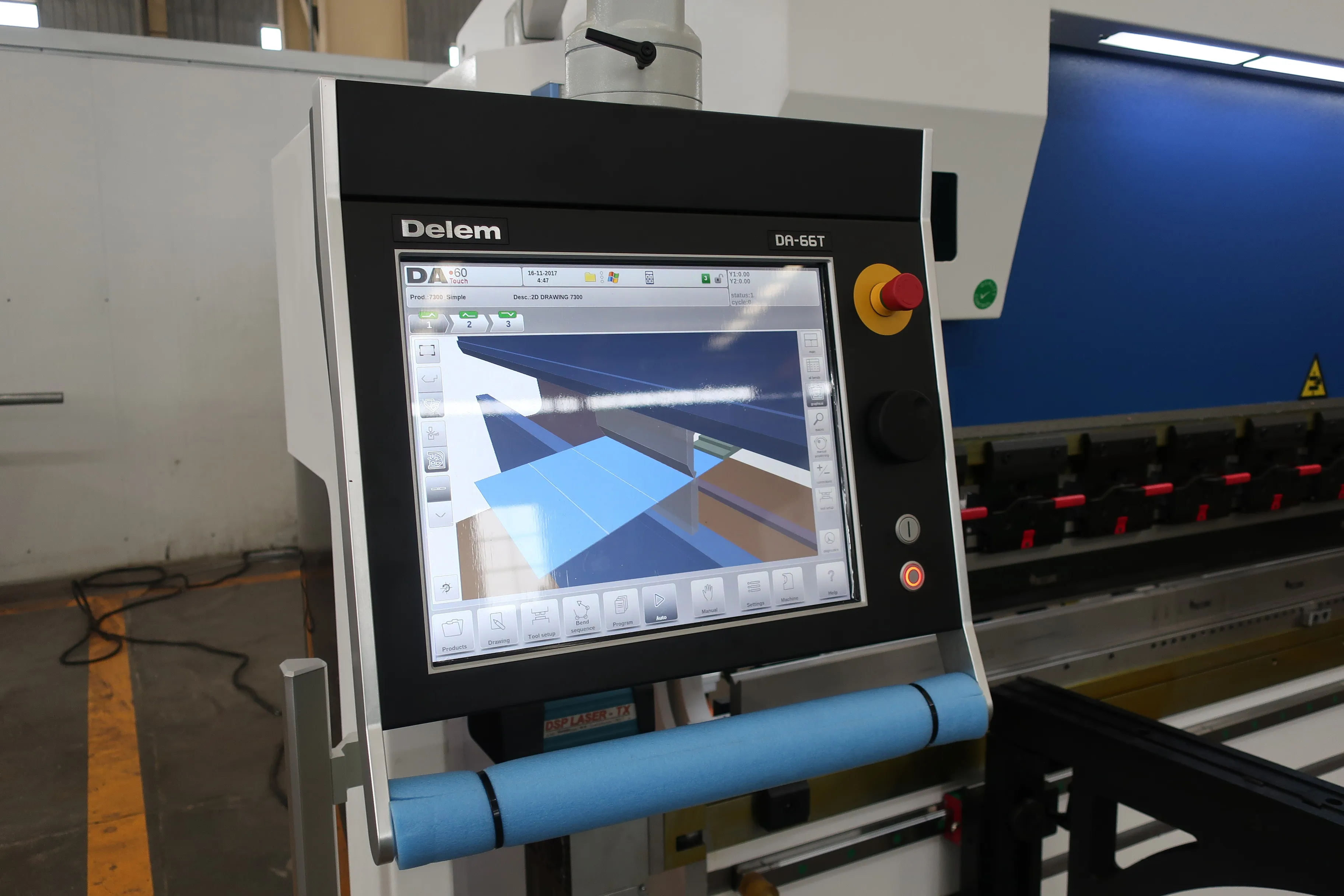 Accurl Высокое качество гидравлический cnc Пресс листогибочный станок с DA66T 3D системой для