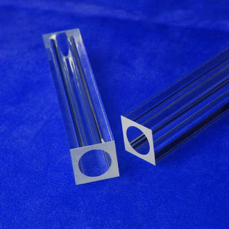 quartz instrument tube Thick wall quartz tube