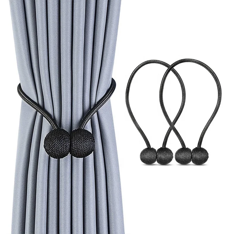 19 Colors 46 cm Gold Magnetic Macrame Curtains Accessories Buckle Tiebacks Holder