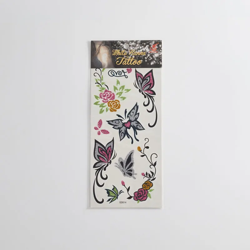 OEM Customized Tattoo Stickers For Bubble Gum Snacks Packing Available