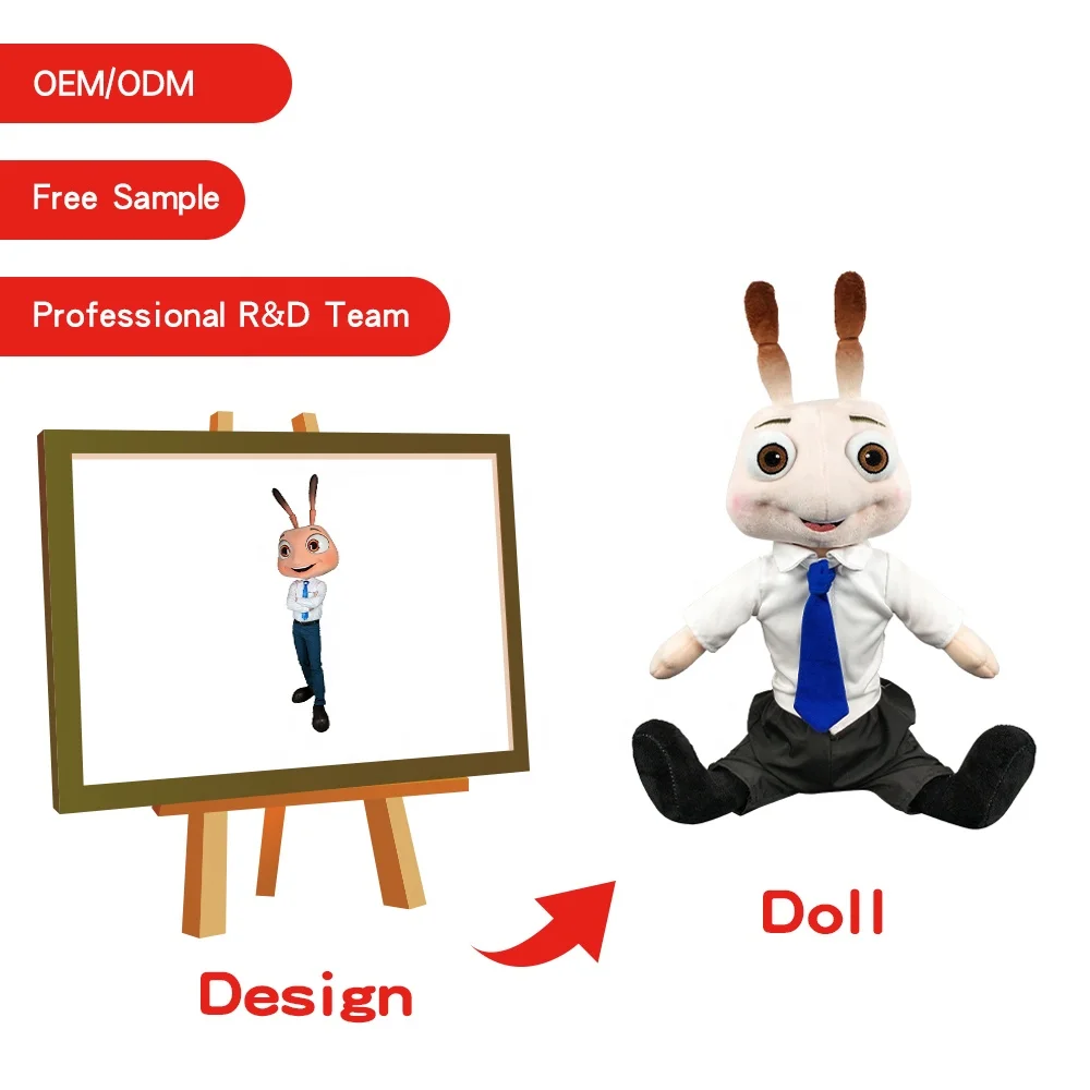 plush toy animal pillow custom fox pillow big doll animal plush stuffed fox toy