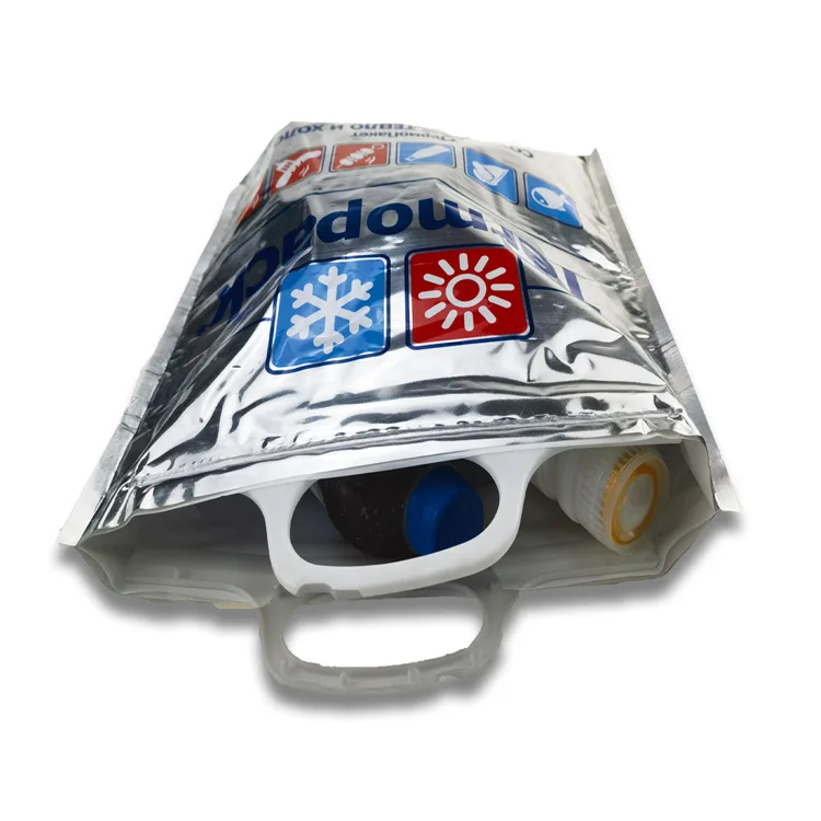 Custom disposable aluminum foil epe foam hot cold pizza delivery bag Portable Ice Pack Food insulated cooler