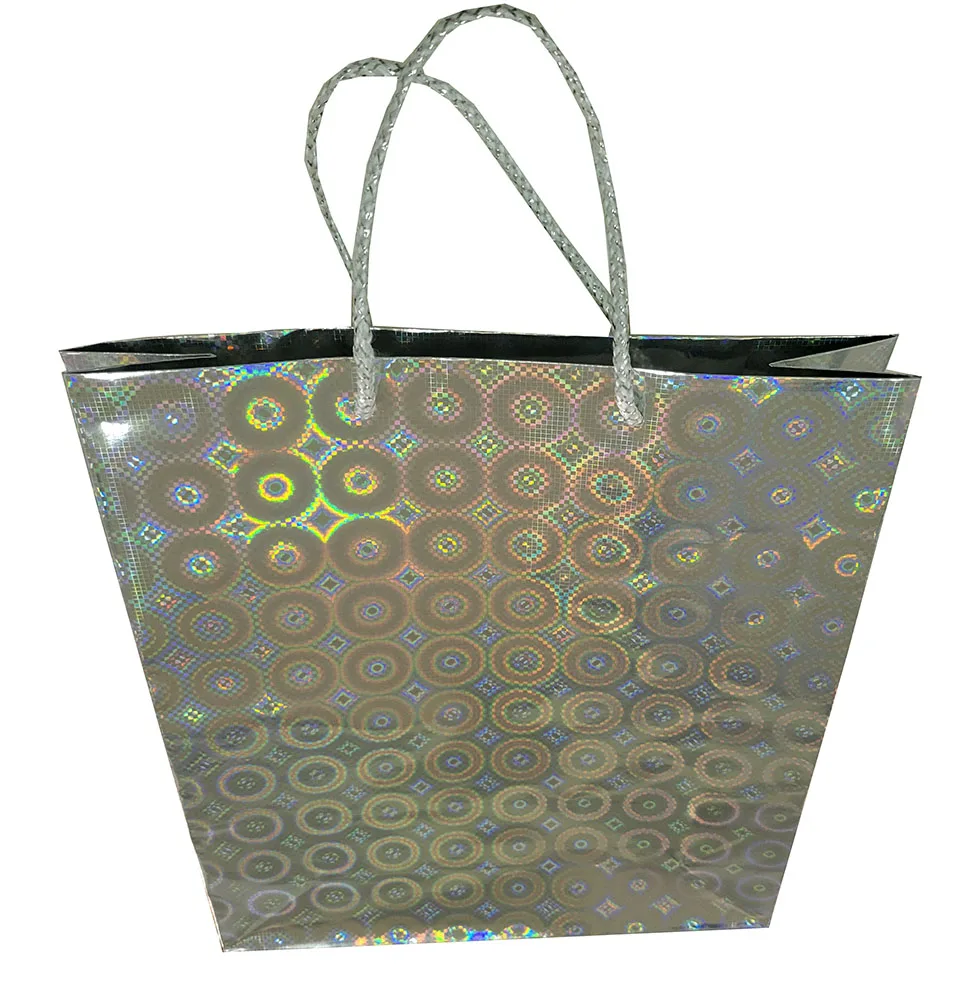 hologram laser bags in multi-size and multi-color