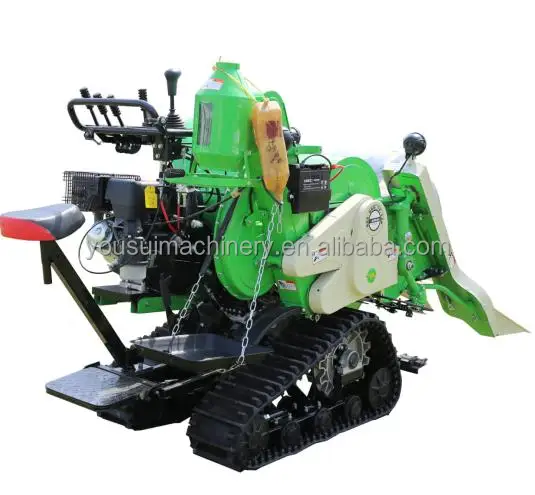 Self-propelled Wheat sesame paddy Straw harvesting mini reaper
