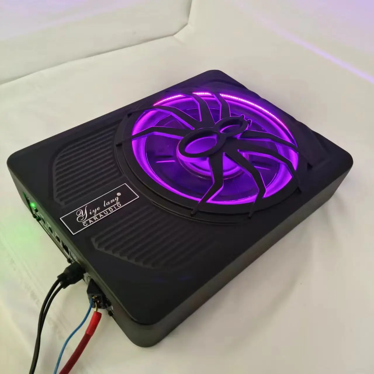 Car bass tube boxs subwoofer with amplifier speakers 1200w Audio active 12V 10 Inch car Subwoofer