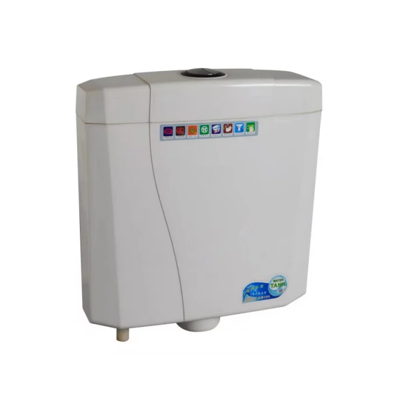 Durable toilet water tank compact plastic cistern dual flush tank for WC squat pan