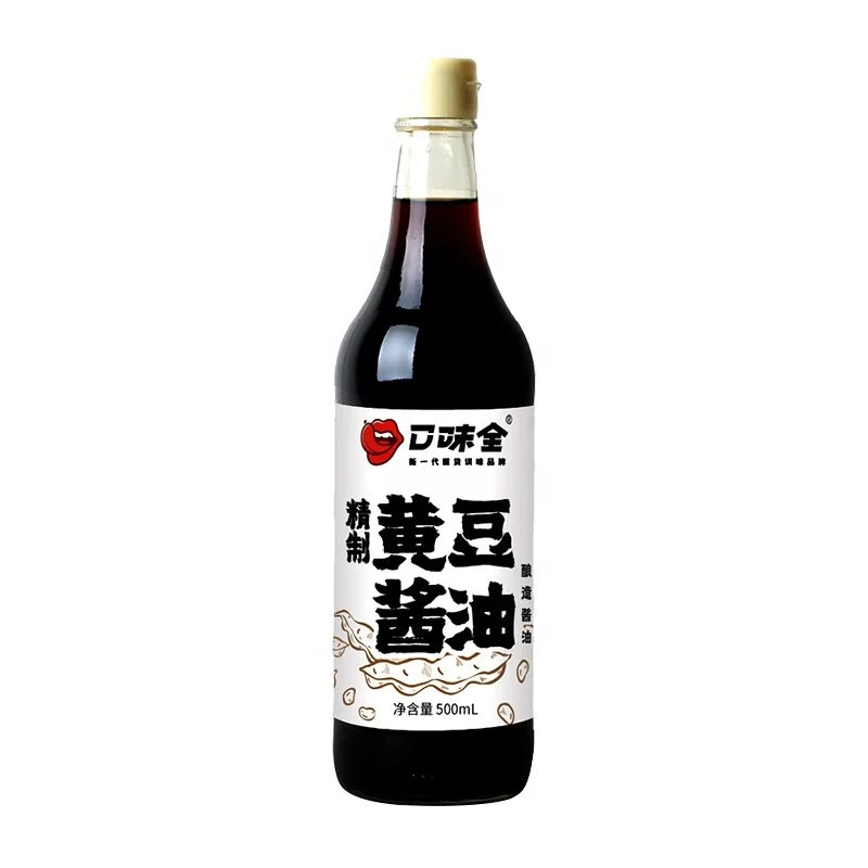 
KOU WEI QUAN soy sauce high quality organic soy sauce light 500ml soy sauce 