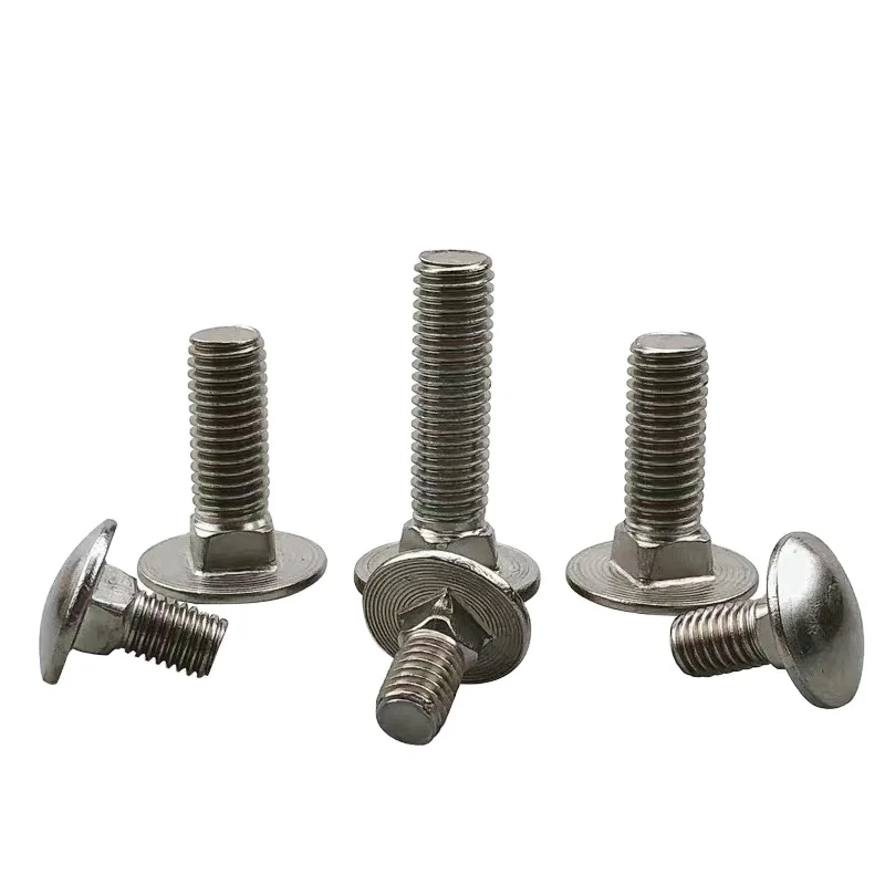 Carriage Bolts Factory Stainless Steel Carriage Bolt 316 Full Thread Elevator Flat Head Bolt