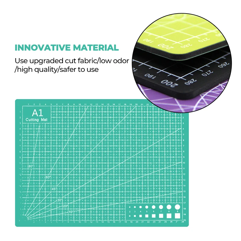 Quality Wholesale Novelty Pattern cutting mat Eco friendly 2mm thickness a0 pink cutting mat