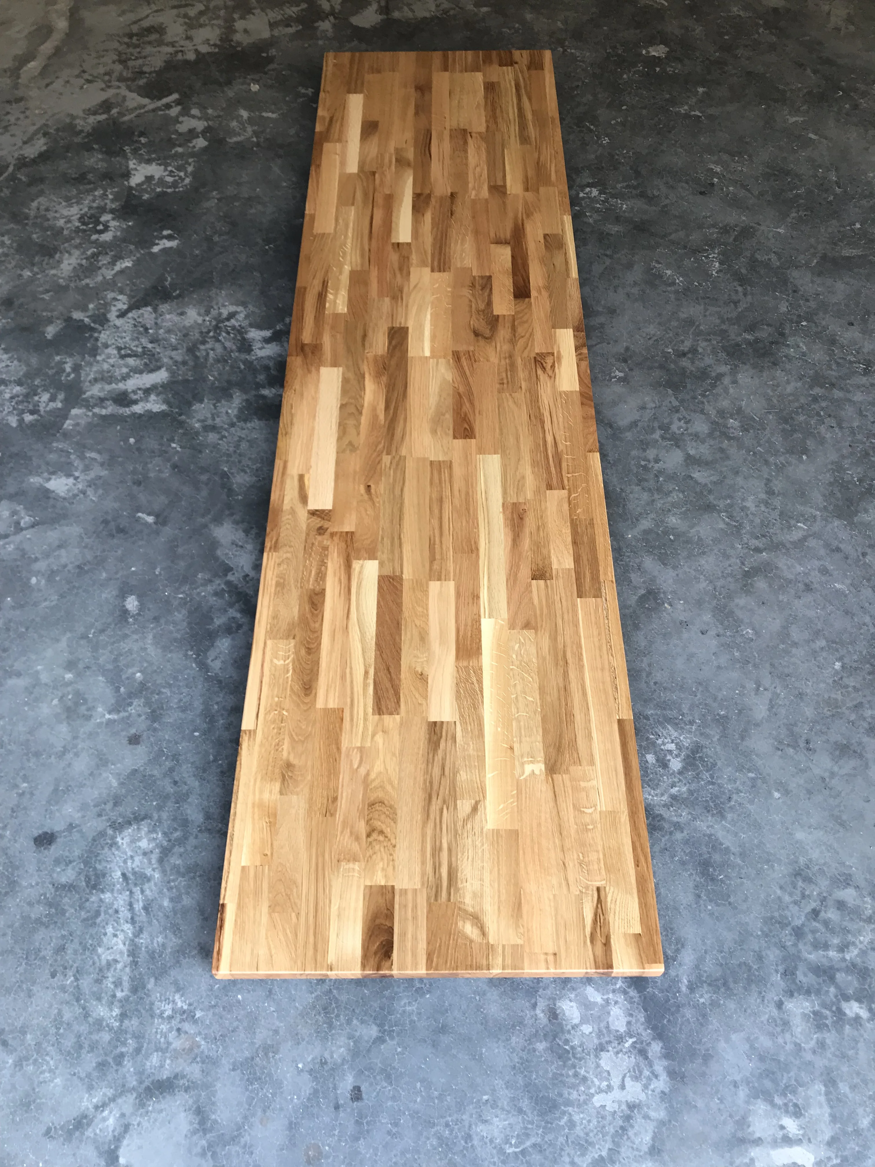 Обеденный стол мясника из массива белого дуба размер 30x48x1 5