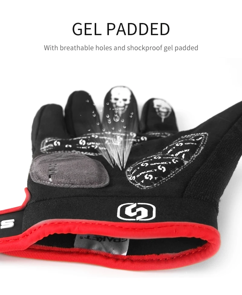 Hot Sale Outdoor Sports  Full Finger Gloves for Bicycle Bike Unisex Hand Gloves for Cycling