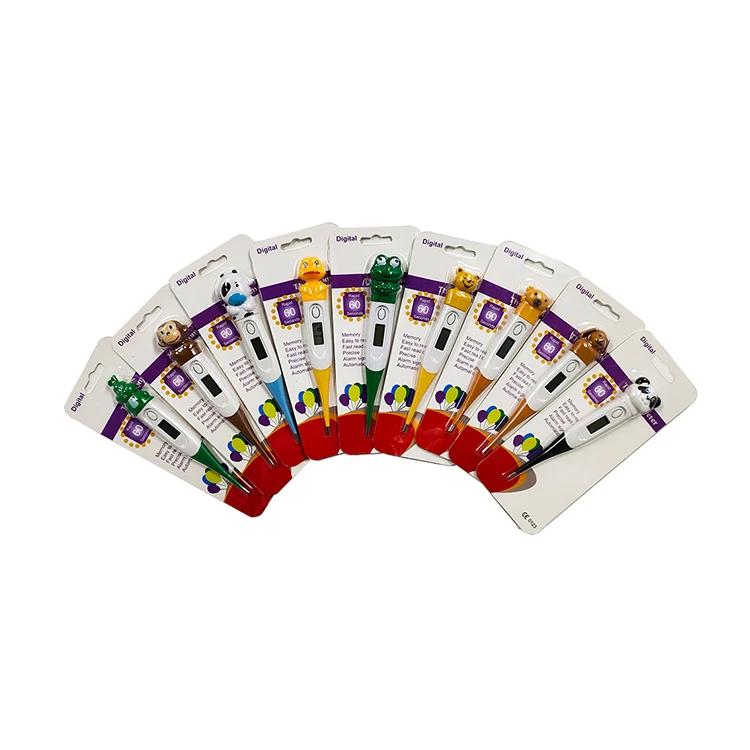 Waterproof Soft Quick-Read Digital Baby Fever Temperature Thermometer with Flexible Tip