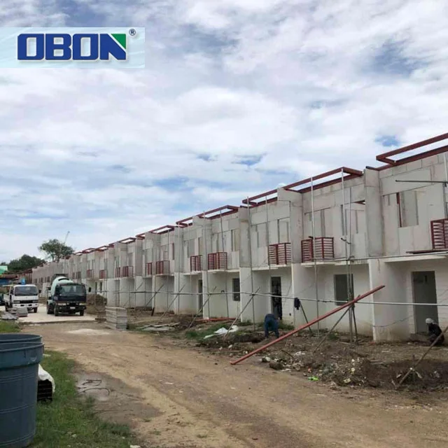 OBON Heat Insulation Eps Cement Concrete Sandwich Styrofoam Wall Panels Floor Board For Prefab Houses