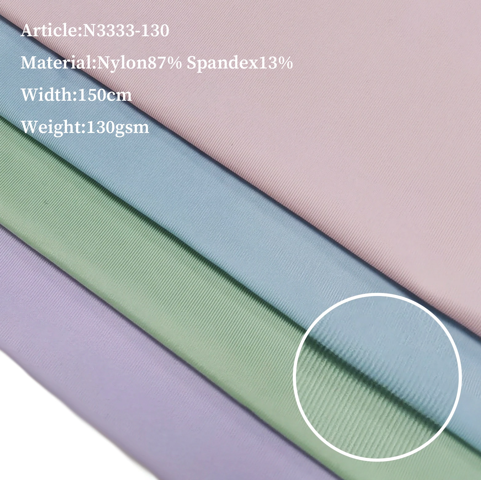 2022 Runlam knitting fabric wholesale 4 way stretch fabric 87 nylon 13 polyamide underwear fabric