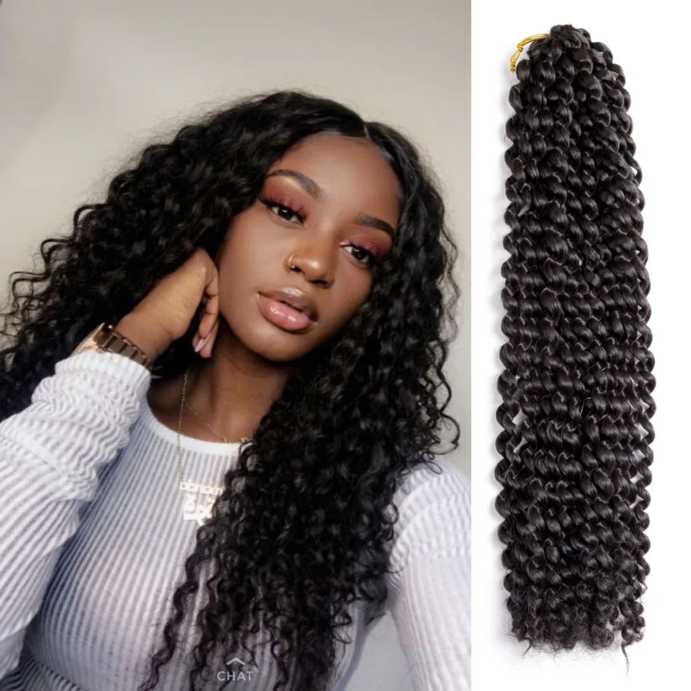 Pre-twisted Passion Twist Braiding Hair Crochet Hair Braid Passion Twist Hair Afro Curls Kinky Passion Twist 18 Inch