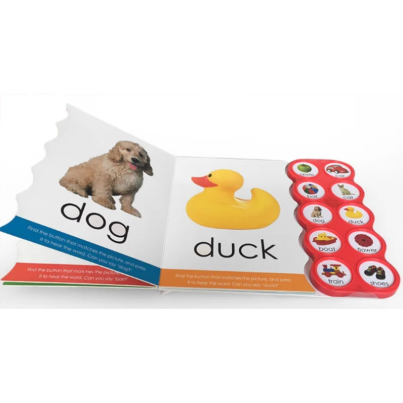 baby sound books/sound chip book/abc sound book