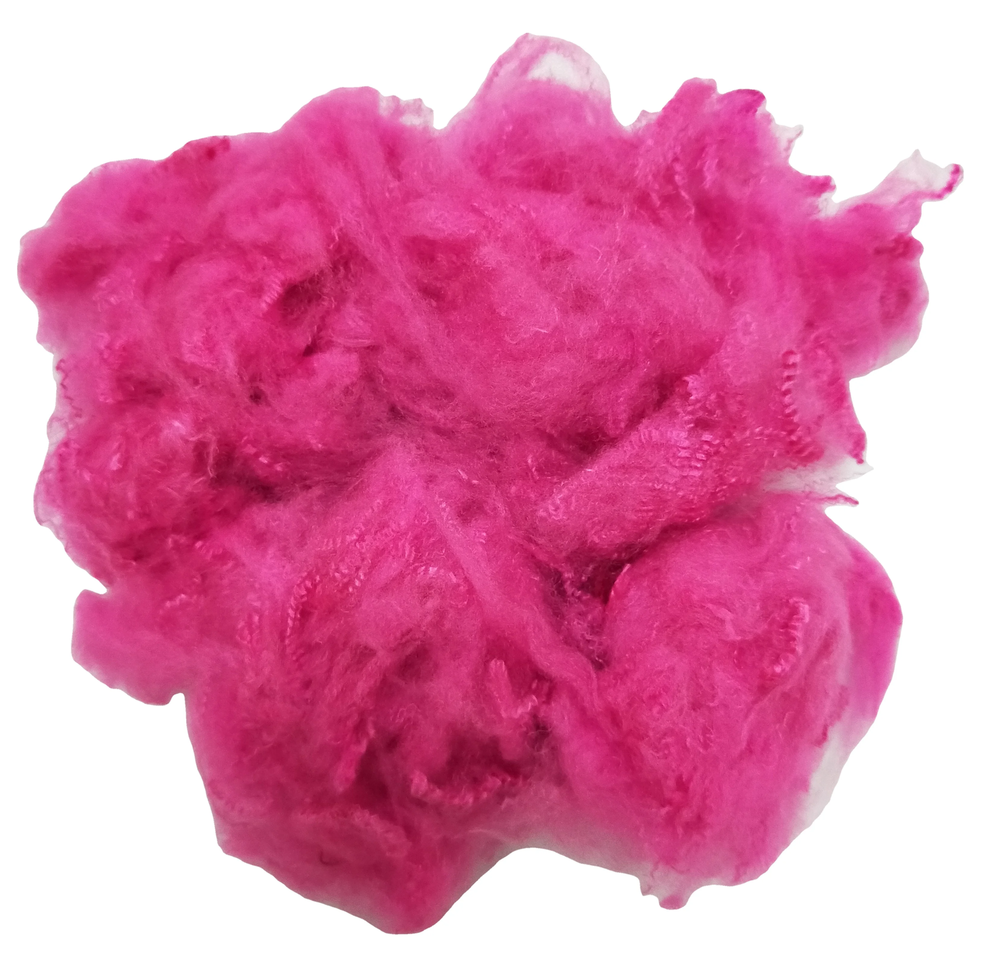 colorful polyester fiber virgin raw polyester staple fiber with good quality