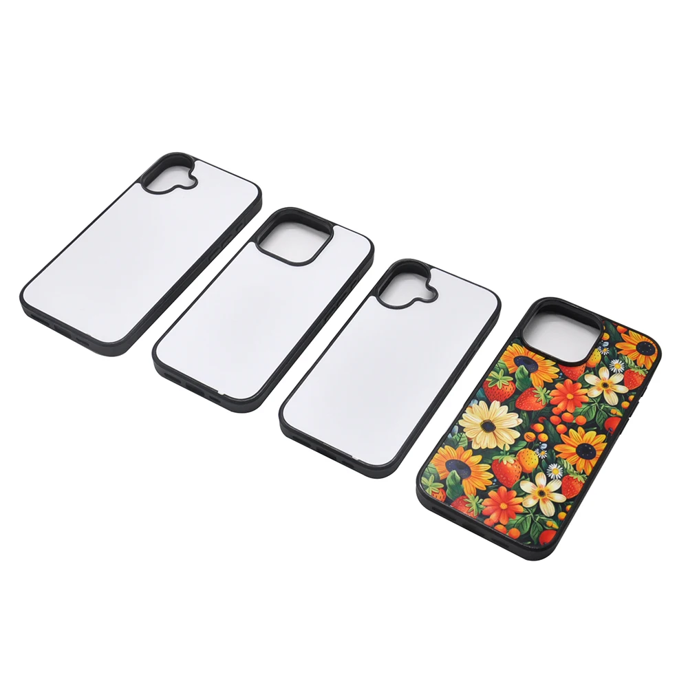 Sublimation Mobile Covers 2D TPU PC Cell Phone Cases Blank Sublimation Phone Case For IPhone 14 15 16 pro  16 plus  16 pro max