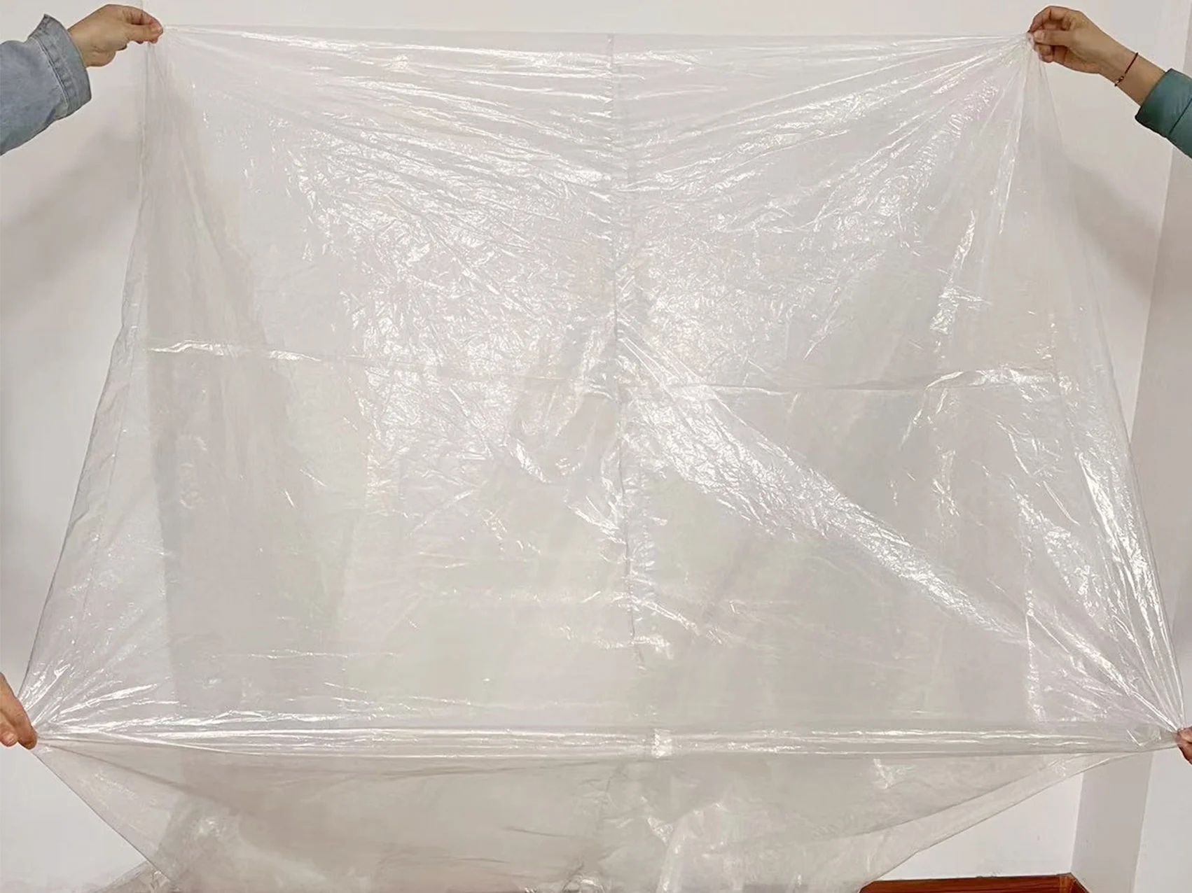Factory Plastic waterproof reusable pallet cover, pe thermal pallet top cover