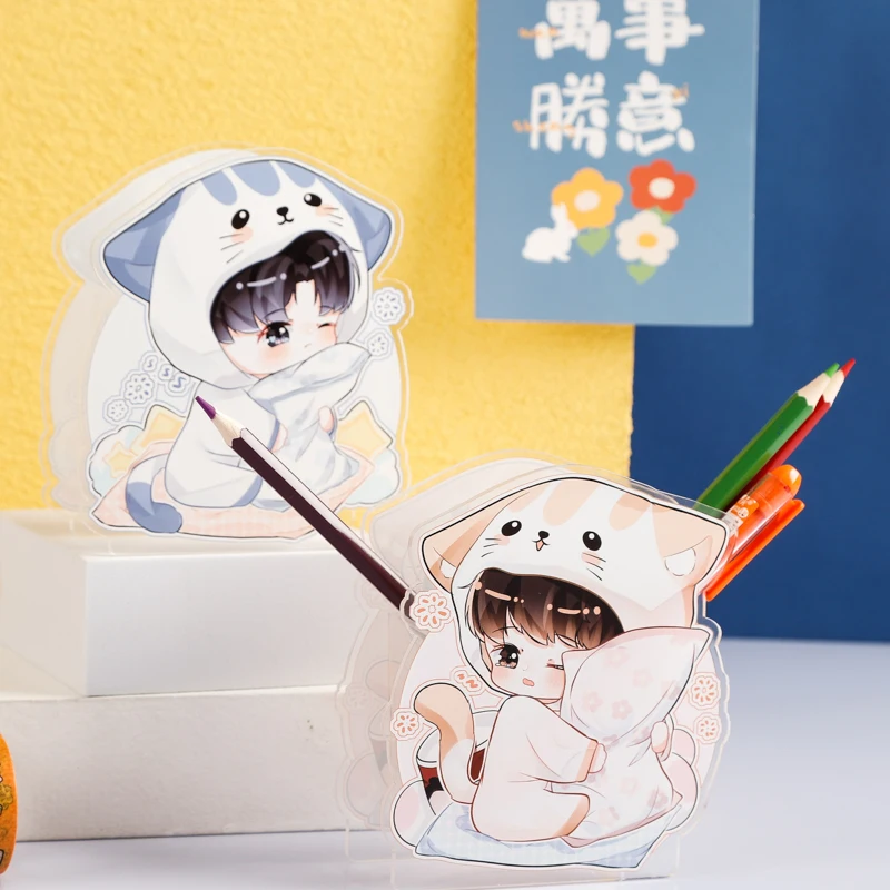 2024 New Product Ideas Creative Custom Acrylic Pen case Kpop Twice