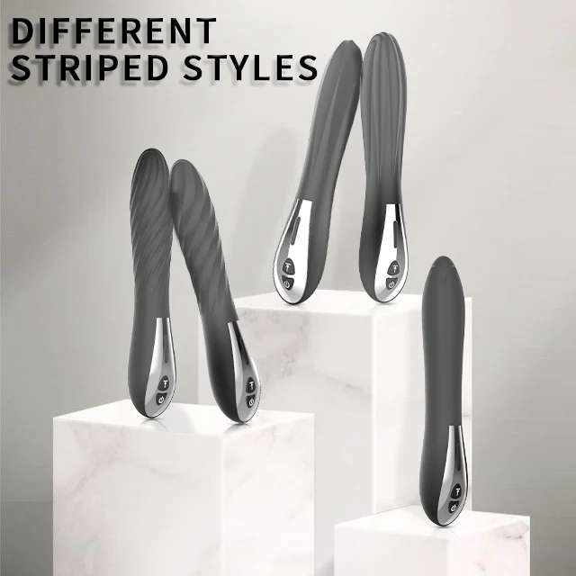 Adult female massage stick life waterproof flexible silicone skin touching masturbation climax vibrating stick