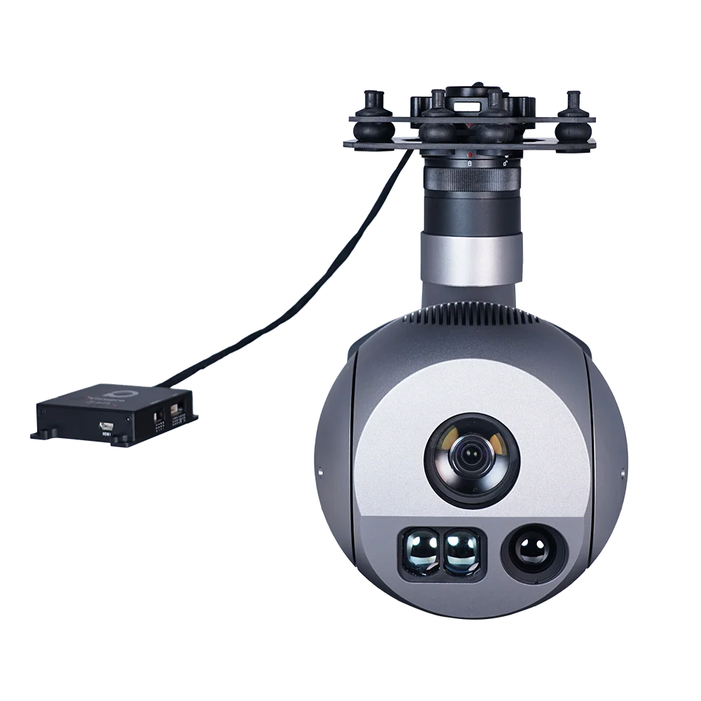 Viewpro AI Camera 3 axis stabilized object GPS coordinate resolving LRF UAV gimbal camera with 30x optical zoom IR Payload