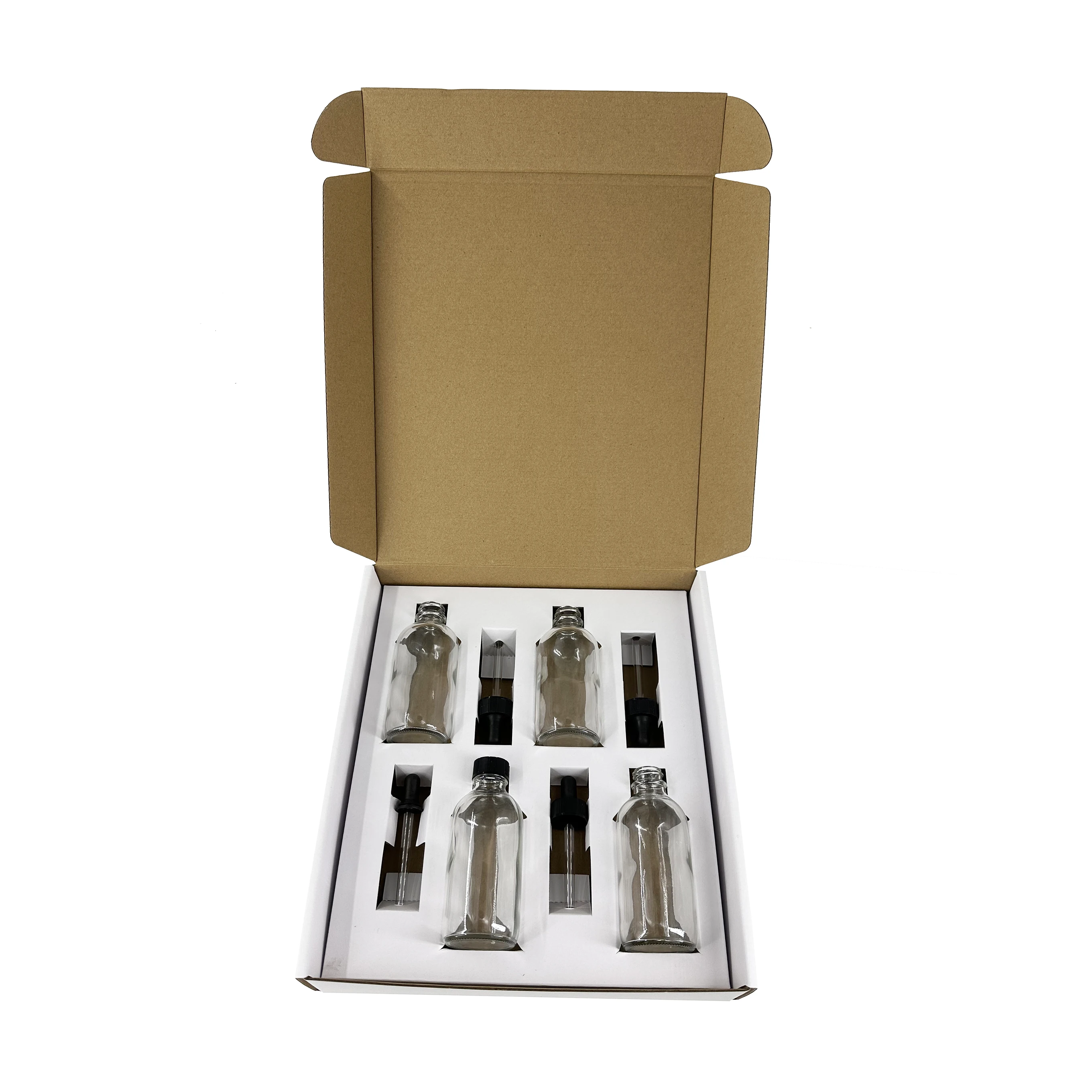 C25 Custom Cheap Recyclable Hair Nourishing Essential Oil Dropper Bottle Rigid Packaging Box Perfume Bottle Cosmetic Mailer Box