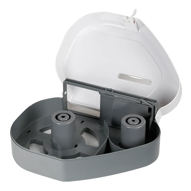 Wall Mounted Manual Tissue Paper With Dispenser Table Paper Double Roll Dispenser Towel Tissue Dispenser