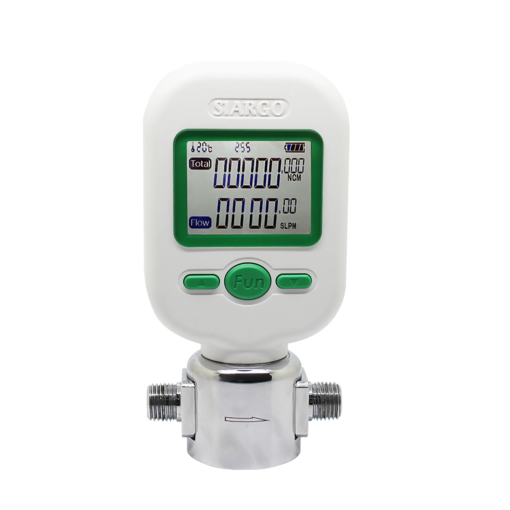 
Spot new 0-10L/Min digital gas flow meter tester portable gas quality air nitrogen oxygen flow meter 