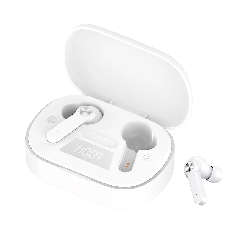 Oem светодиодные аккумуляторные наушники TWS Bluetooth беспроводные гарнитуры 3D стерео звук наушники гарнитура с длительным временем работы в режиме ожидания