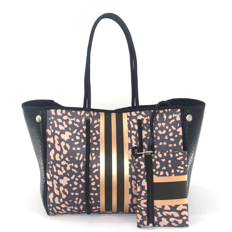 Summer Beach Tote Bag Neoprene Beach Bag Shoulder Bag for Lady