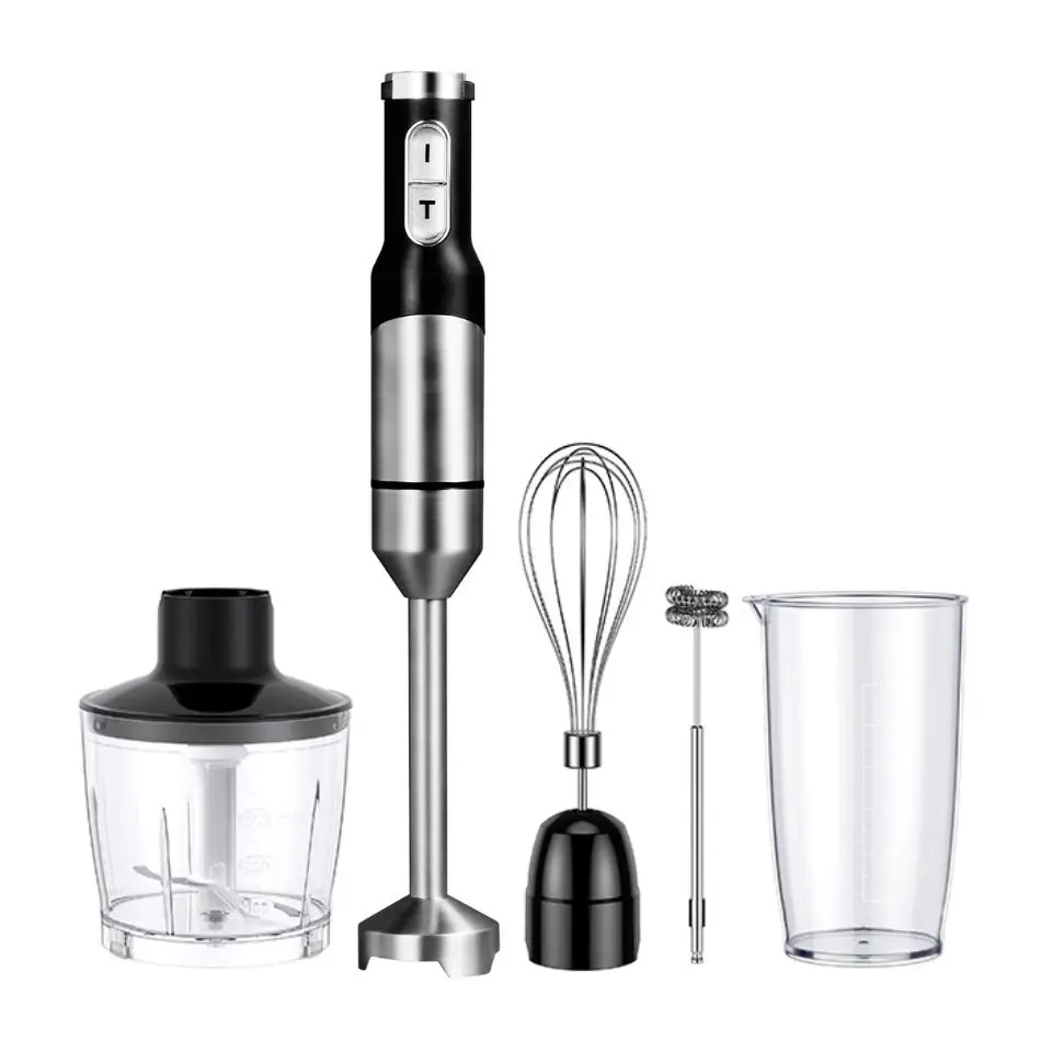 2024 New Design Electric Stick Blender Ergonomic handle Detachable Powerful Immersion Hand Blender
