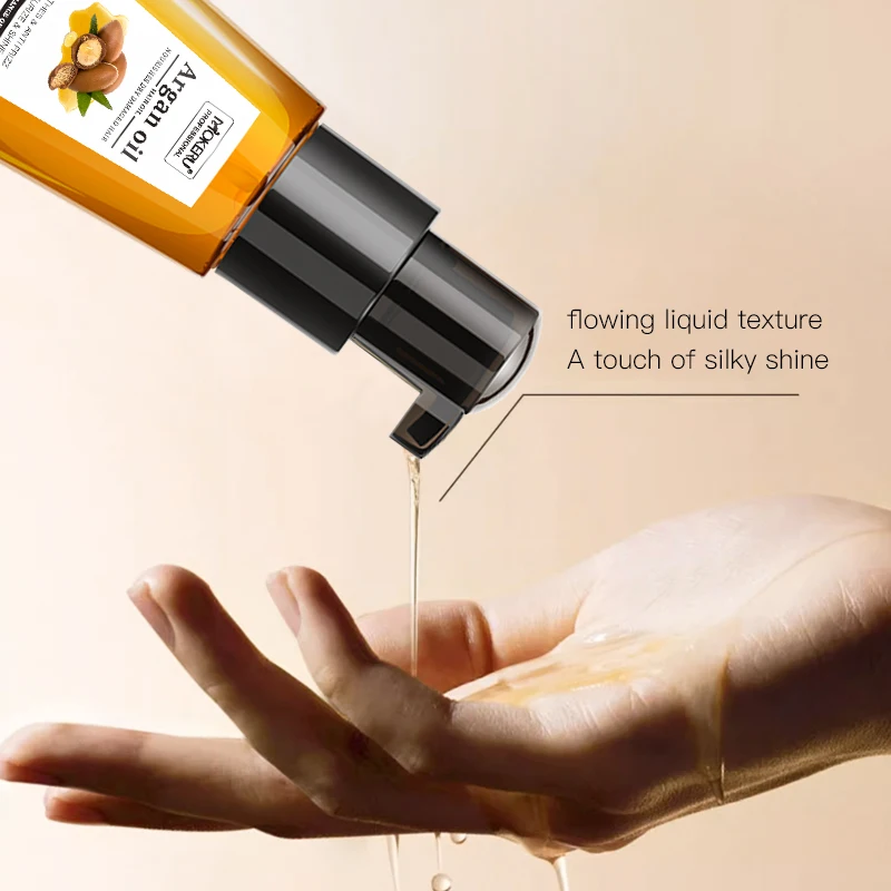 Hair Care Products Argan Oil Morocco Hair Treatment Anti-Frizz Nourishing Essential Hair Serum Oil