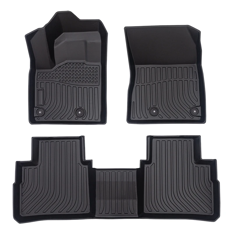 Auto parts 4X4 pick up truck carpets 3D TPE Rubber Car Floor Mats cargo liners for Chevrolet DMAX Colorado Silverado
