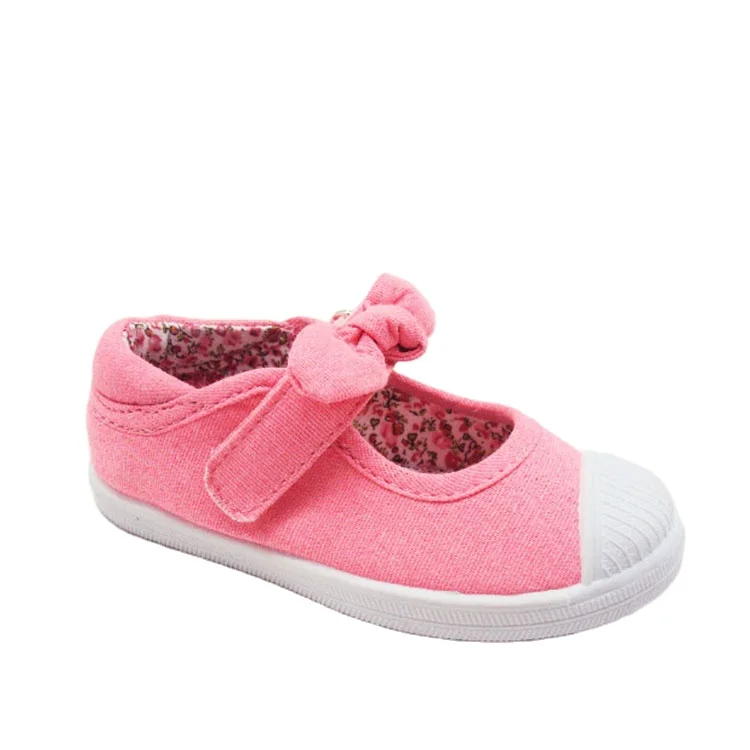 Girls canvas shoes Kids walking casual shoes Children simple style cloth school shoes