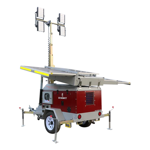 Солнечный генератор, гибридная световая башня